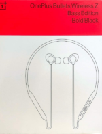 OnePlus Bullets Wireless Z Series Bold Black Bass Edition Neckband Earphone