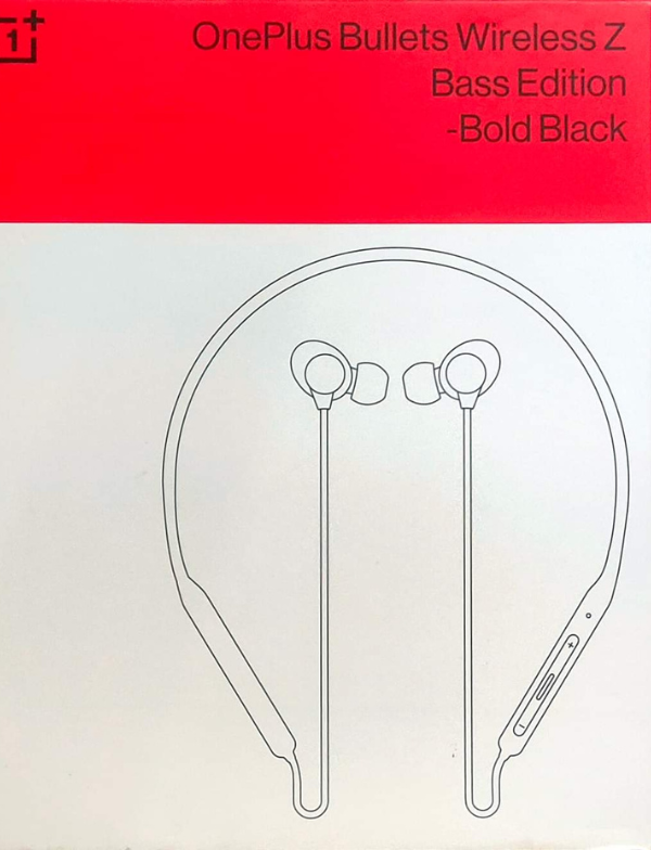 OnePlus Bullets Wireless Z Series Bold Black Bass Edition Neckband Earphone