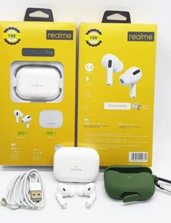 Realme Air Buds-Pro TWS Wireless Bluetooth Earbuds with Case